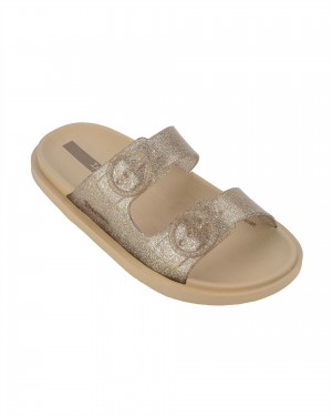 Ipanema Follow Ciabatte Bambino Beige Beige Oro | EVBX35274