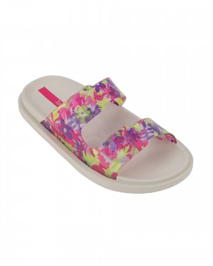 Ipanema Follow Ciabatte Bambino Beige Rosa Verdi | CZOB57149