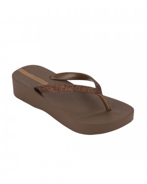 Ipanema Mesh Chic Infradito Donna Marroni | LQPE56130