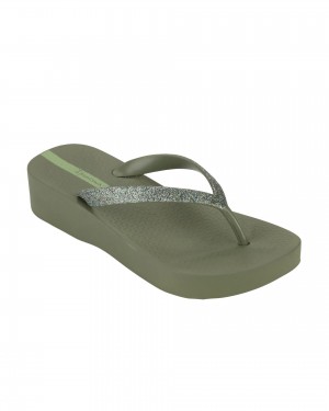 Ipanema Mesh Chic Infradito Donna Verdi | XITM67359