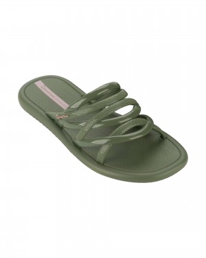Ipanema Meu Sol Slide Ciabatte Donna Verdi Rosa | SAIN36947