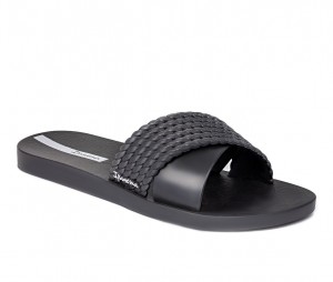 Ipanema Street Ciabatte Donna Nere Nere | QFMV82761