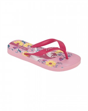Ipanema Temas Infradito Bambino Rosa Bianche Gialle | BVXK04761