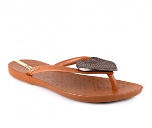 Ipanema Wave Heart Infradito Donna Marroni Marroni | PCIR57214