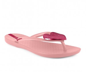 Ipanema Wave Heart Infradito Donna Rosa Rosse | HQTK63489